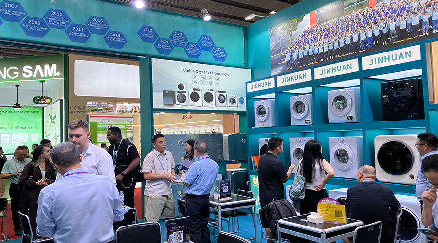 廣交會(huì)新老朋友齊聚，金環(huán)電器展位人氣旺