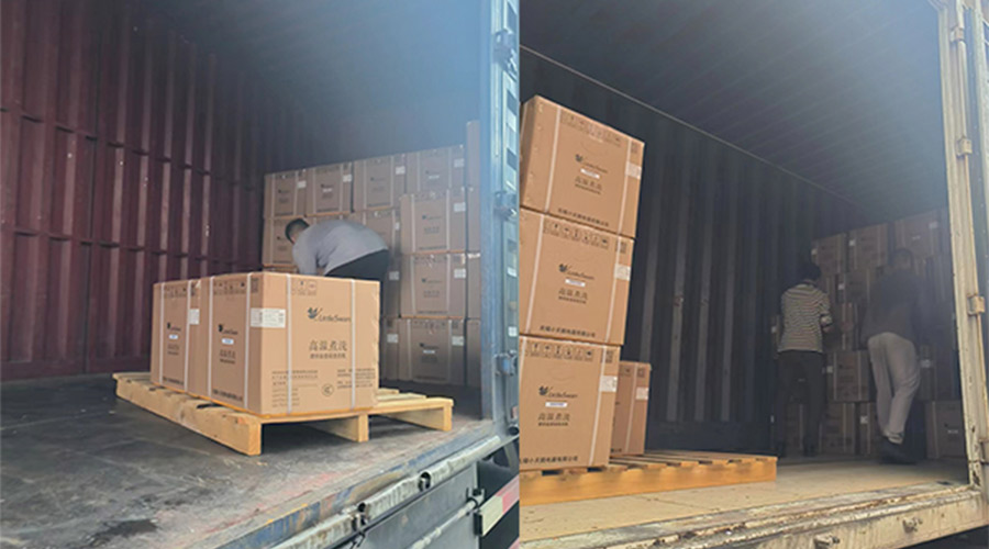 拼速度、高效率地完成國內某知名品牌迷你洗衣機發(fā)貨