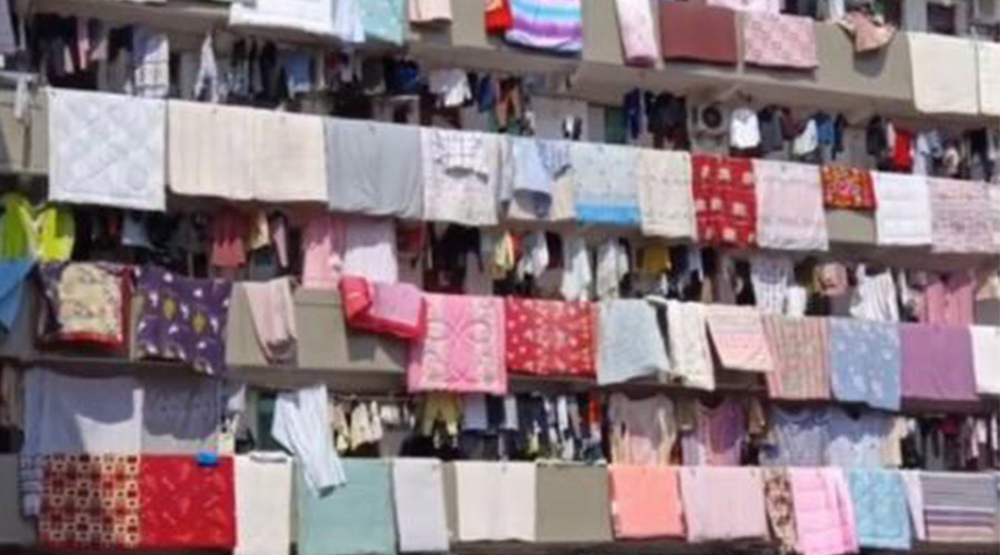 學(xué)?，F(xiàn)曬被大場面！滾筒衣服烘干機即烘即干大件棉被 便捷好用