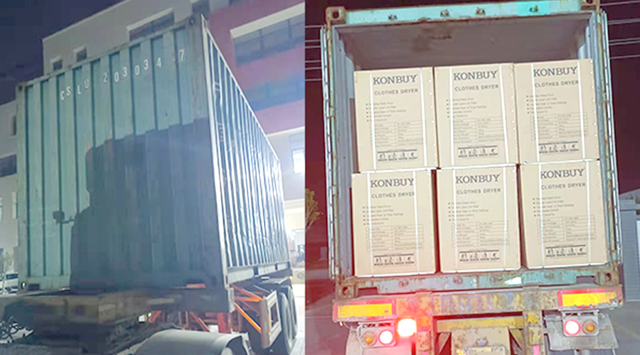 國(guó)內(nèi)外市場(chǎng)“兩開花”！康標(biāo)滾筒干衣機(jī)出貨到國(guó)外