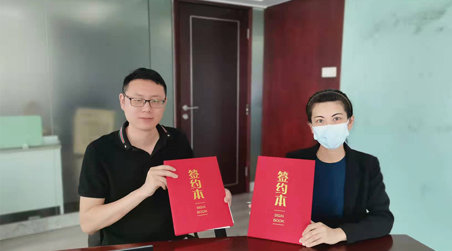 祝賀！金環(huán)電器與寧波某品牌電商客戶再次合作，簽約成功！