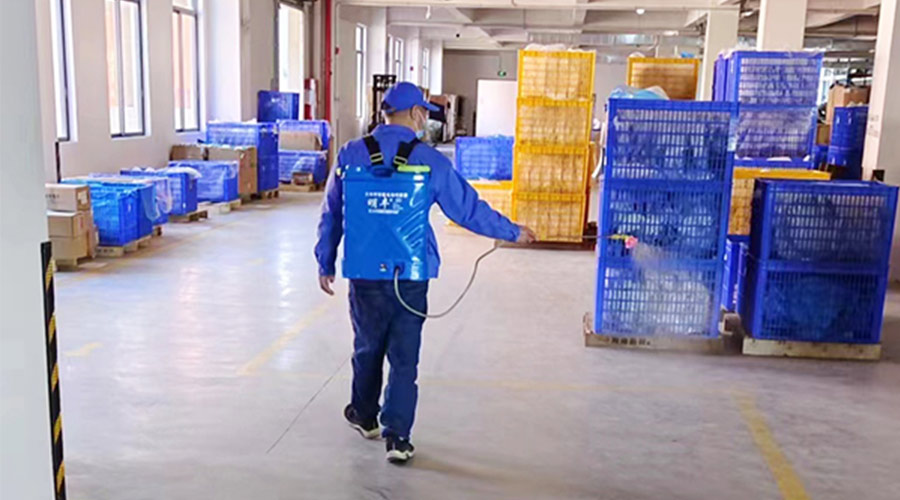 健康和安全放首位！金環(huán)電器全面開展工廠除菌工作