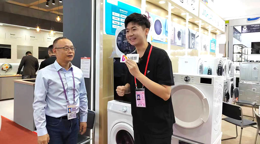 廣交會熱點！央視、新華網等媒體聚焦金環(huán)電器滾筒干衣機